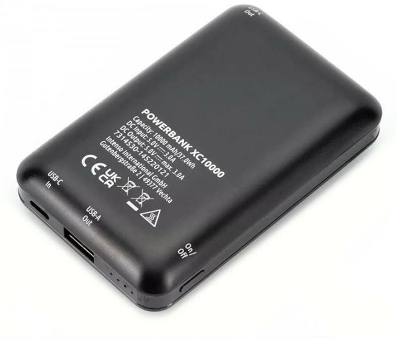 Універсальна мобільна батарея Intenso XC10000 10000mAh, 3.1 А, Black (7314530)