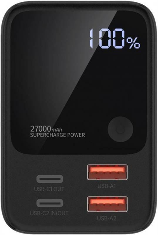 Универсальная мобильная батарея Choetech B635 27000mAh Black (B635-BK)