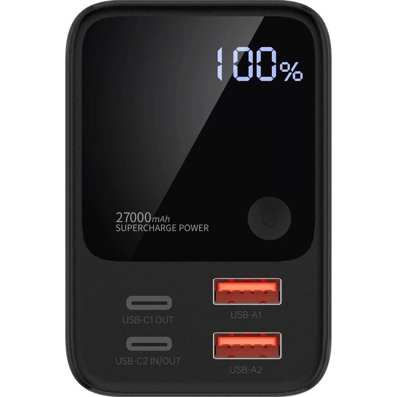 Универсальная мобильная батарея Choetech B635 27000mAh Black (B635-BK)