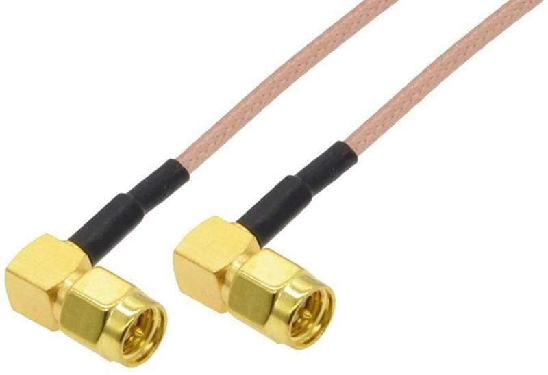 Антенный кабель 4Hawks RP-SMA to RP-SMA cable, R/A, black, H155, 10м