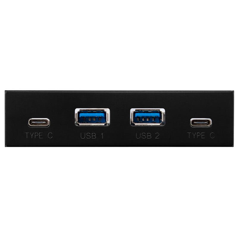 USB-хаб Frime USB 3.1 2 x type A & 2 x type C VL820 Black (ECF-FP2xTA&2xTC.32)