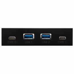 USB-хаб Frime USB 3.1 2 x type A & 2 x type C VL820 Black (ECF-FP2xTA&2xTC.32)