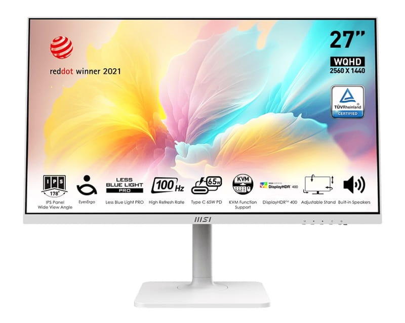 Монітор MSI 27" Modern MD272QXPW IPS White