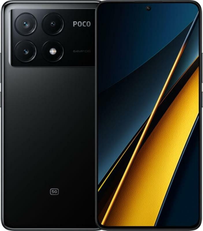 Смартфон Xiaomi Poco X6 Pro 5G 12/512GB Dual Sim Black EU_