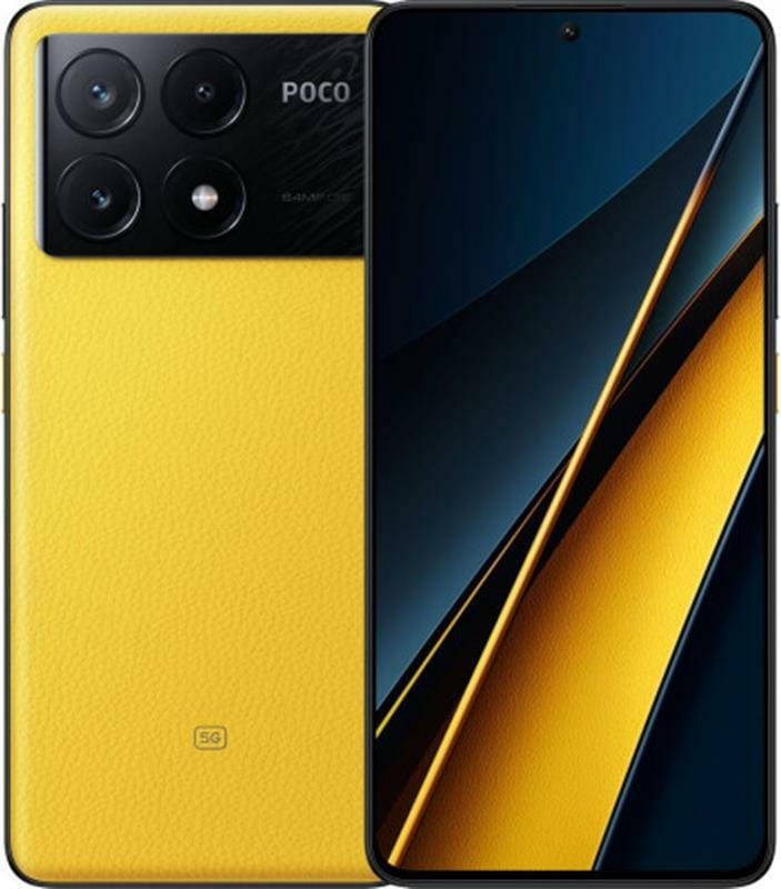 Смартфон Xiaomi Poco X6 Pro 5G 12/512GB Dual Sim Yellow EU_