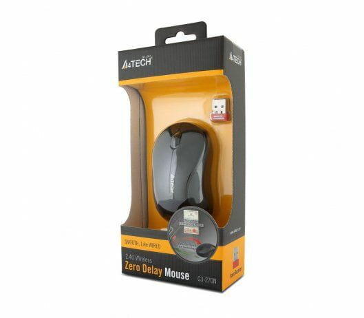 Мышь беспроводная A4Tech G3-270N-1 Black V-Track