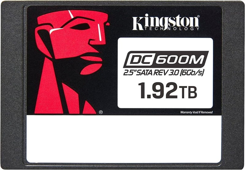 Накопитель SSD  1.9TB Kingston SSD DC600M 2.5" SATAIII 3D TLC (SEDC600M/1920G)