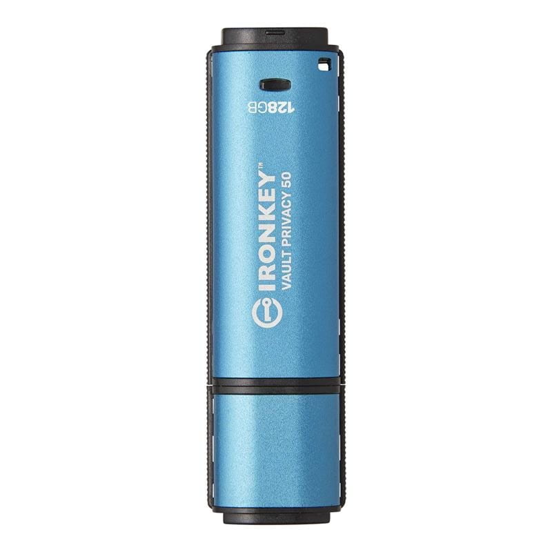 Флеш-накопитель USB3.2 128GB Kingston IronKey Vault Privacy 50 Type-A Blue (IKVP50/128GB)