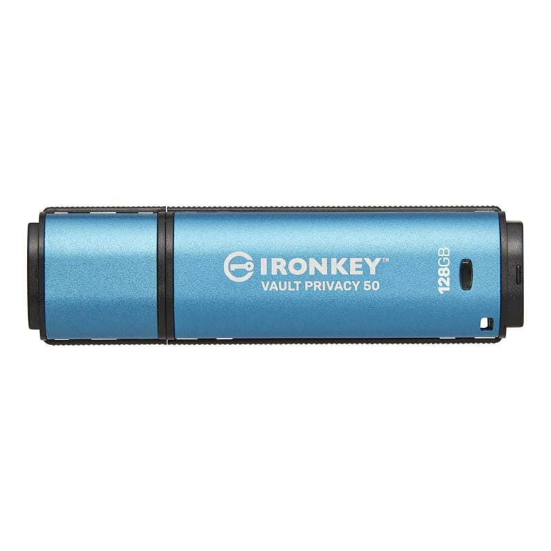 Флеш-накопитель USB3.2 128GB Kingston IronKey Vault Privacy 50 Type-A Blue (IKVP50/128GB)