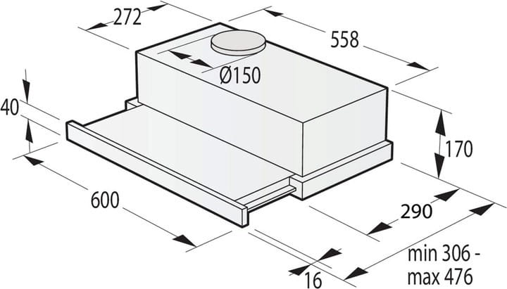 Вытяжка Gorenje TH64E4BG