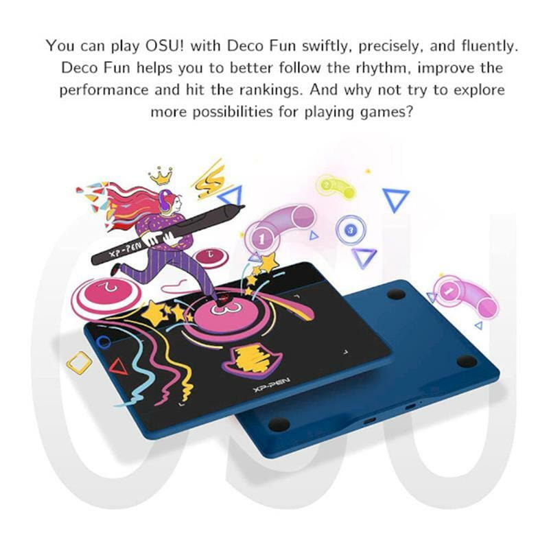 Графічний планшет XP-Pen Deco Fun S Blue