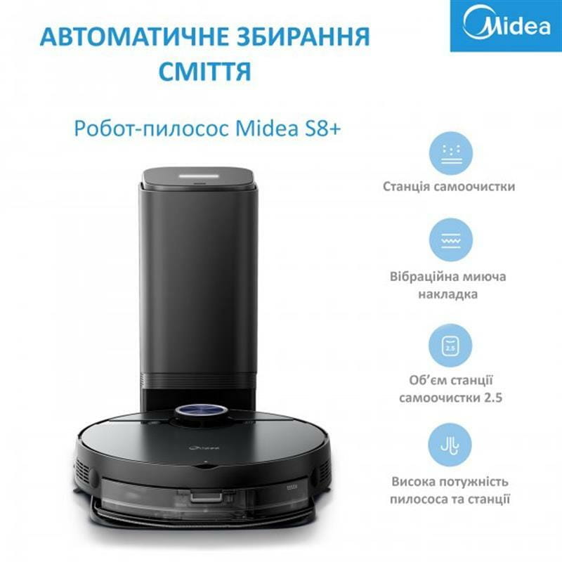 Робот-пылесос Midea S8+