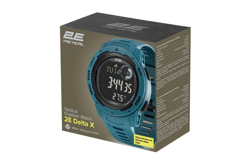 Тактичний годинник 2E Delta X Blue (2E-TCW10BL)