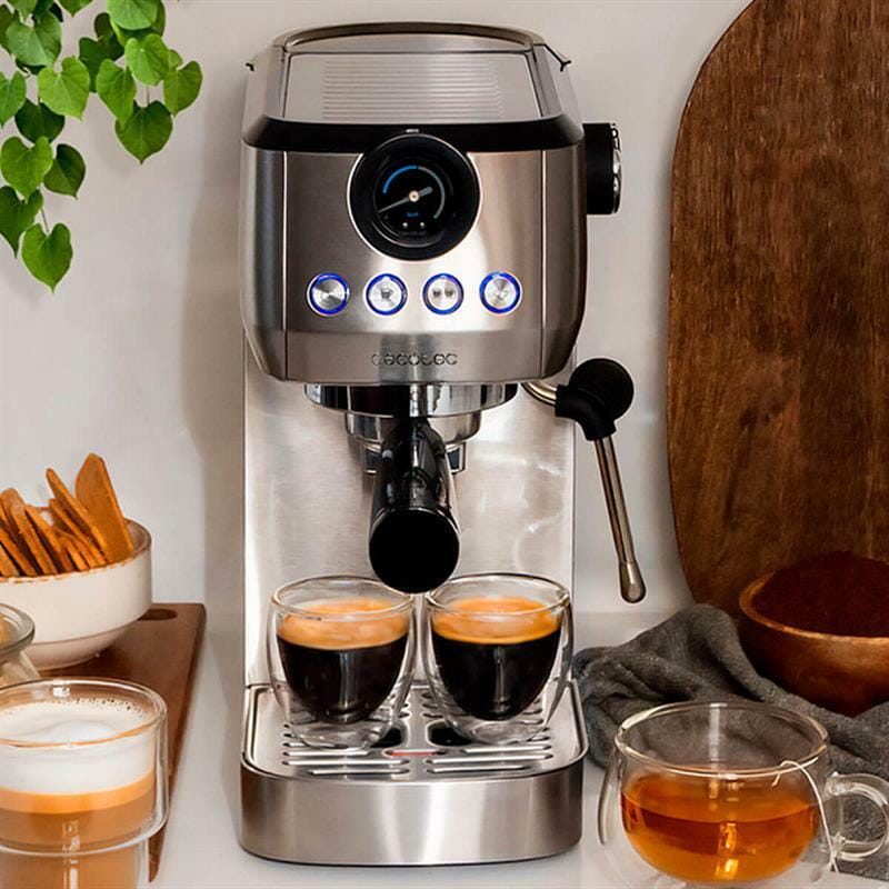 Кофеварка Cecotec Power Espresso 20 Steel Pro (CCTC-01984)