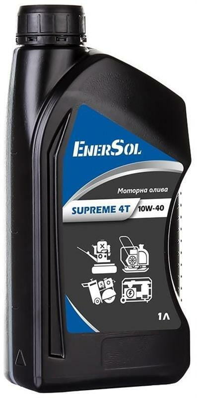 Масло полусинтетическое моторное EnerSol Supreme-4T 10W40, 1 литр