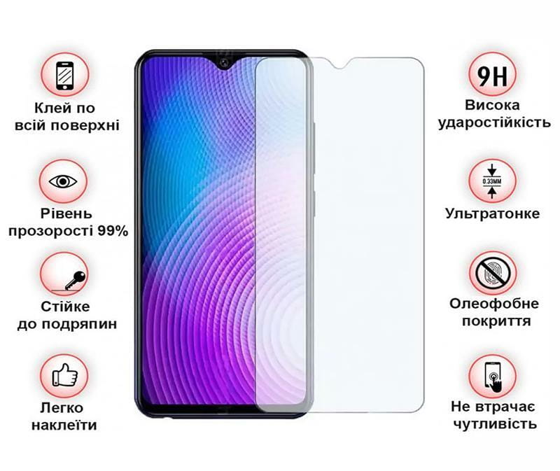 Защитное стекло BeCover для Tecno Pop 7 (BF6) Crystal Clear Glass 3D (709265)