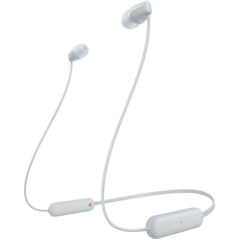 Bluetooth-гарнитура Sony WI-C100 White (WIC100W.CE7)