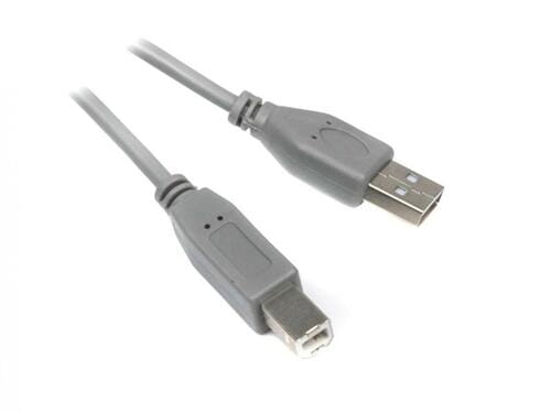 Фото - Кабель Maxxter   USB - USB Type-B (M/M), 1.8 м, сірий  U-AMBM-6G (U-AMBM-6G)
