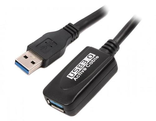 Фото - Кабель Viewcon   VE057 USB3.0(AM)-USB3.0(AF), 5м, чорний, блістер 