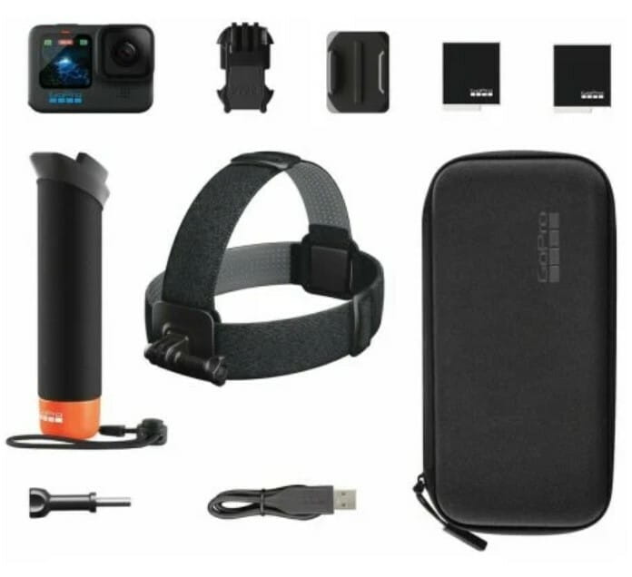 Экшн-камера GoPro Hero 12 Black + Enduro + Head Strap + Handler Floating (CHDRB-121-RW)