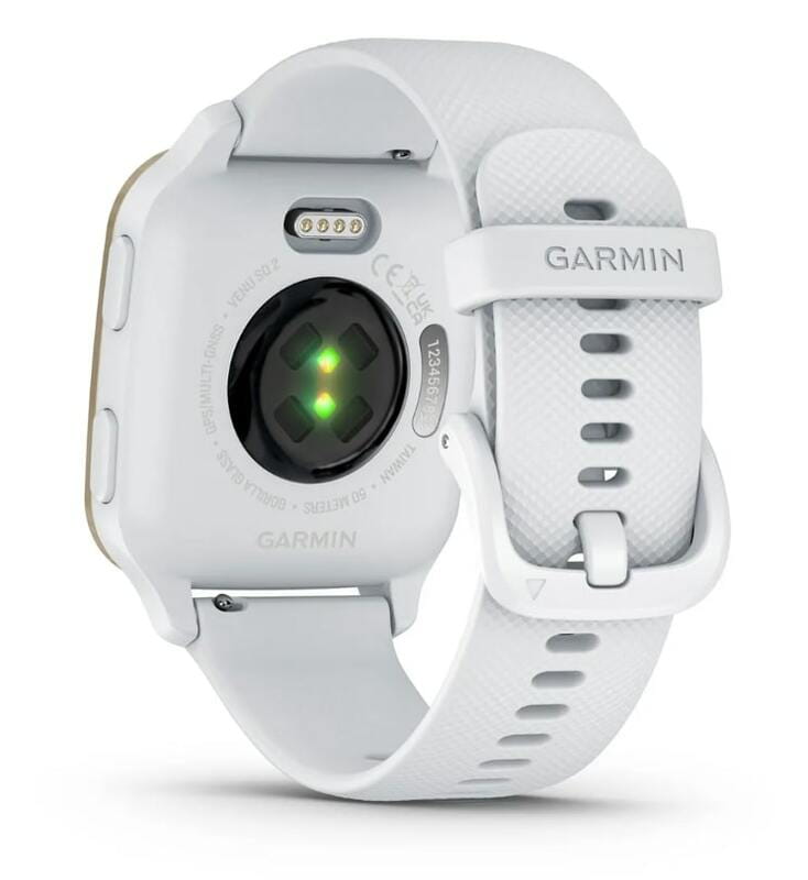 Смарт-часы Garmin Venu Sq 2 Light Gold Aluminum Bezel with White Case and Silicone Band (010-02701-81)