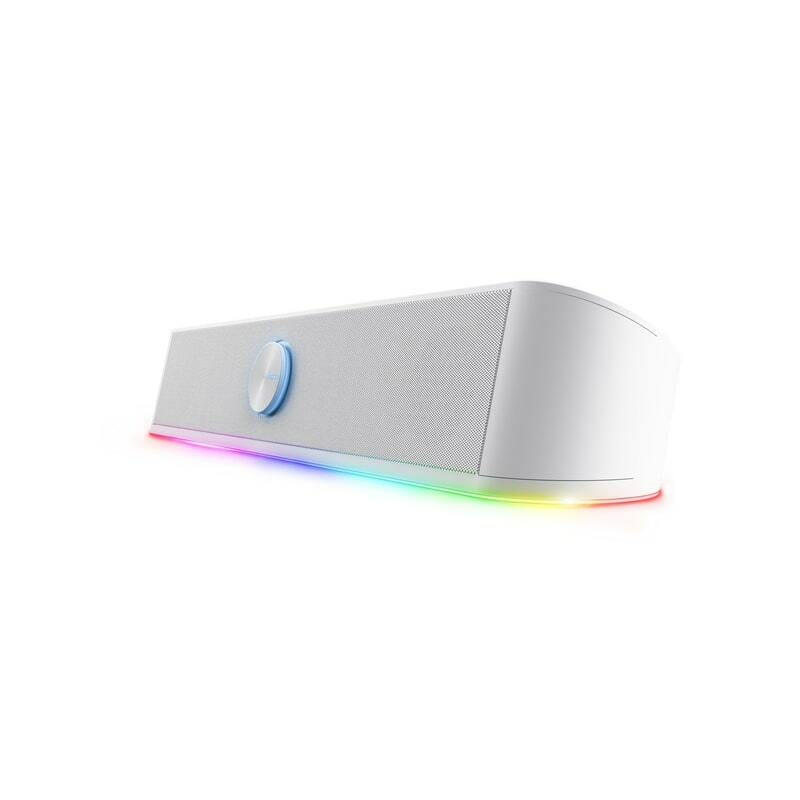 Акустична система Trust GXT 619W Thorne RGB Illuminated Soundbar White (25110)