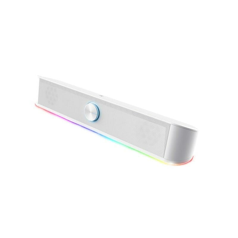 Акустична система Trust GXT 619W Thorne RGB Illuminated Soundbar White (25110)