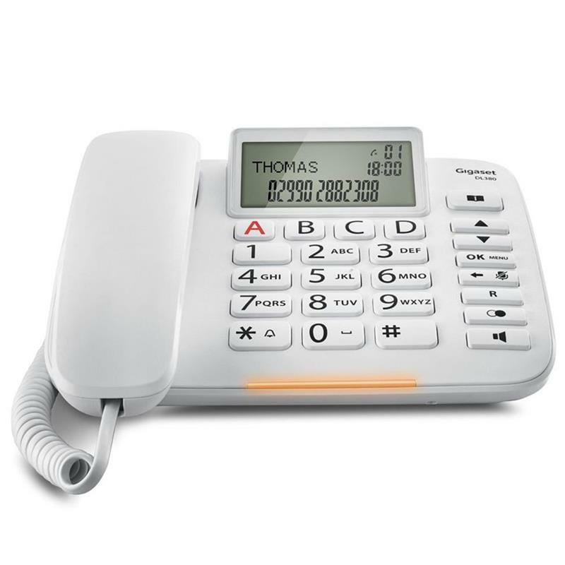 Провiдний телефон Gigaset DL380 IM White (S30350S217R102)