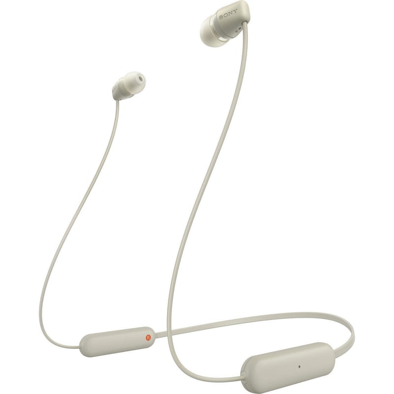 Bluetooth-гарнитура Sony WI-C100 Beige (WIC100C.CE7)