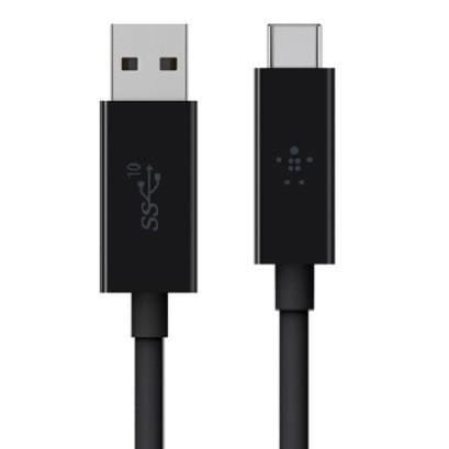 Кабель Belkin USB3.1-USB Type-C, 1м Black OEM (F2CU029bt1M-BLK)_OEM