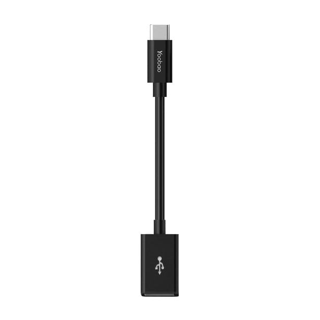Адаптер Yoobao USB Type-C - USB V 2.0 (M/F), 0.1 м, Black (YB-CAF2)