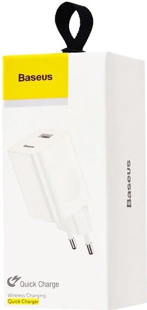 Сетевое зарядное устройство Baseus Wall Charger QC3.0 White (CCALL-BX02)