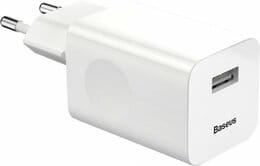 Мережевий зарядний пристрій Baseus Wall Charger QC3.0 White (CCALL-BX02)