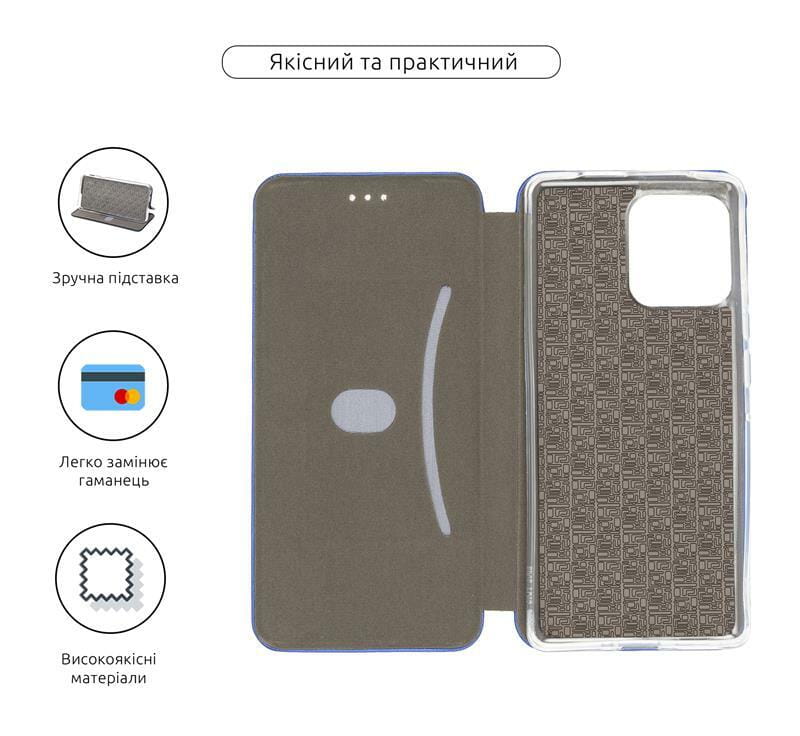 Чехол-книжка Armorstandart G-Case для Motorola Moto Edge 40 Pro Blue (ARM67871)