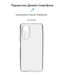 Чехол-накладка Armorstandart Air для Oppo A58 4G Camera cover Transparent (ARM70650)
