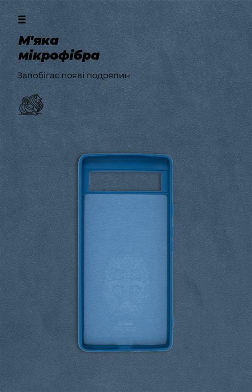 Чехол-накладка Armorstandart Icon для Google Pixel 6a Dark Blue (ARM70908)