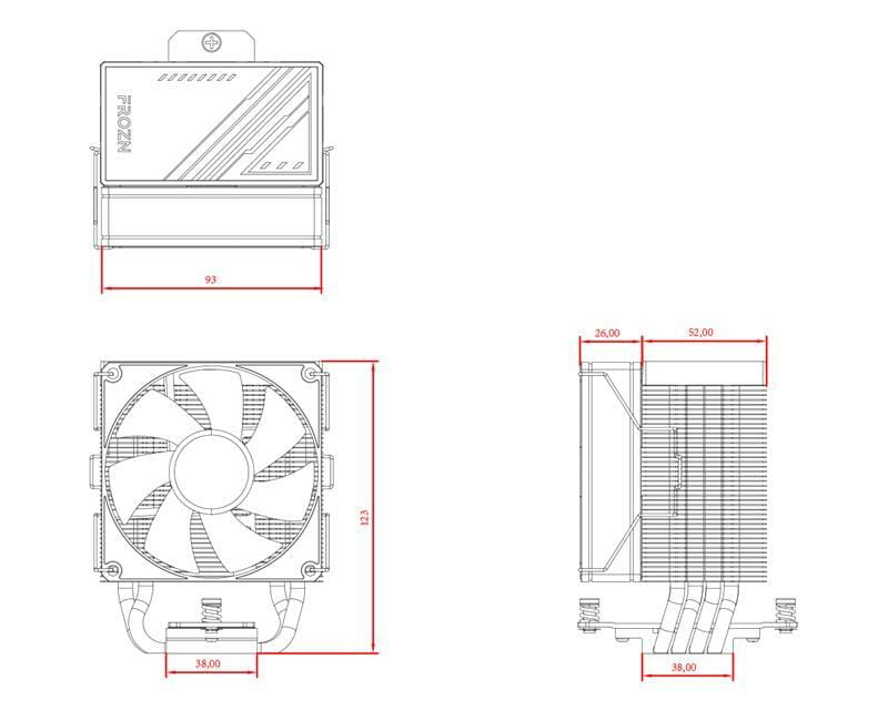 Кулер процессорный ID-Cooling Frozn A400 Black
