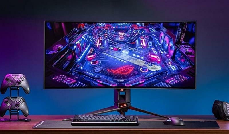 Монитор Asus 34" ROG Swift PG34WCDM (90LM09L0-B01A70) OLED Black Curved 240Hz
