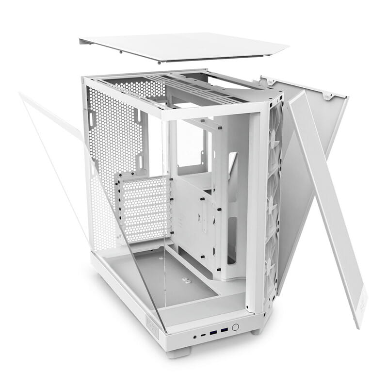 Корпус NZXT H6 Flow White (CC-H61FW-01) без БП