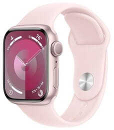 Смарт-часы Apple Watch Series 9 GPS 41mm Pink Aluminium Case with Light Pink Sport Band - M/L (MR943QP/A)