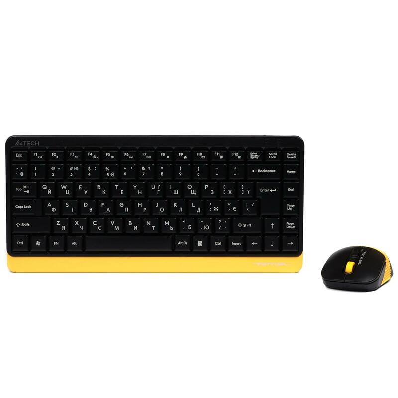 Комплект (клавиатура, мышь) беспроводной A4Tech FG1110 Bumblebee USB
