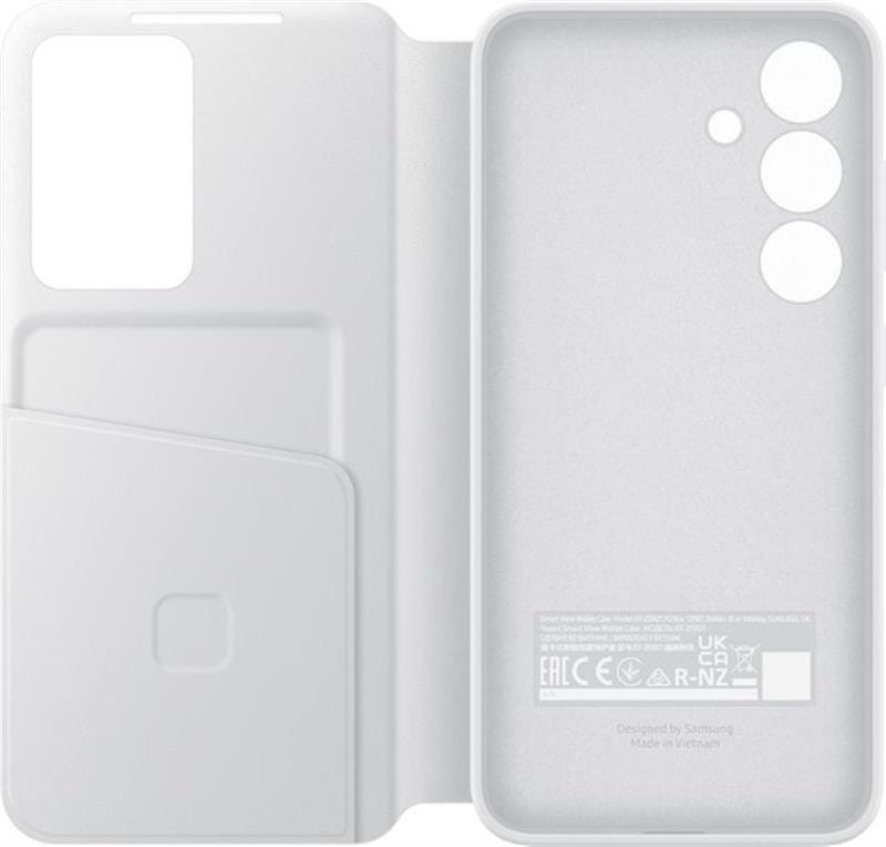 Чeхол-книжка Samsung Smart View Wallet Case для Samsung Galaxy S24 SM-S921 White (EF-ZS921CWEGWW)