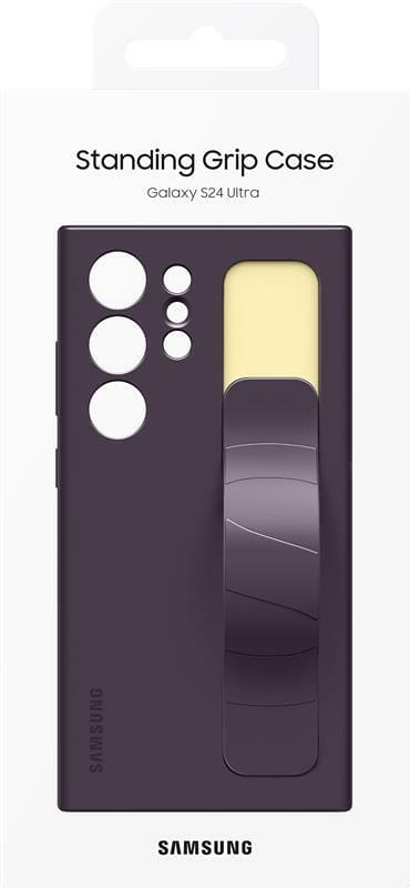 Чохол-накладка Samsung Standing Grip Case для Samsung Galaxy S24 Ultra SM-S928 Dark Violet (EF-GS928CEEGWW)
