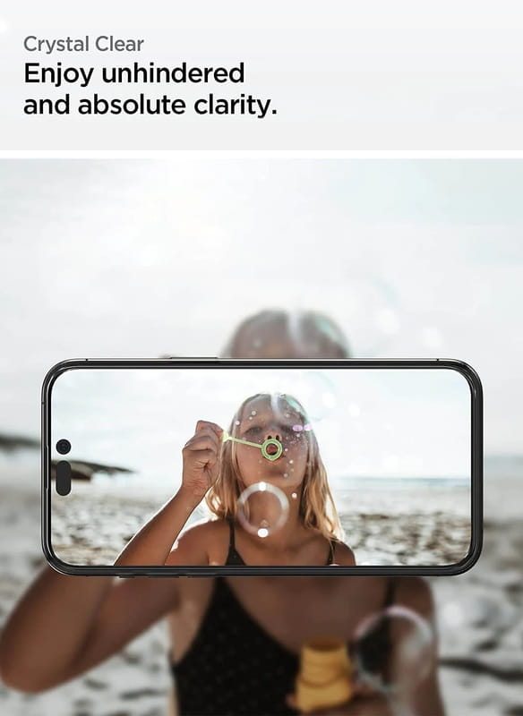 Захисне скло Spigen Glas.tR AlignMaster FC для Apple iPhone 14 Pro, Black, 2шт (AGL05216)