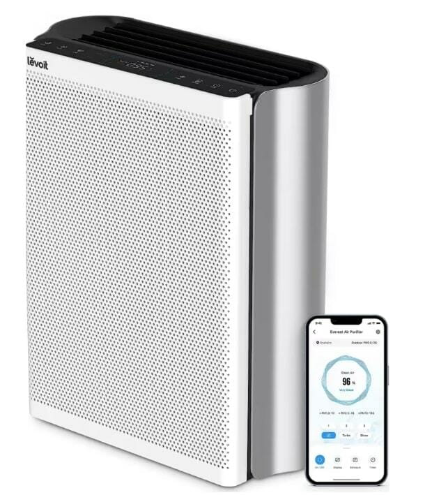 Очищувач повітря Levoit VeSync EverestAir Smart True HEPA LAP-E551S-AEUR (HEAPAPLVSEU0148Y)