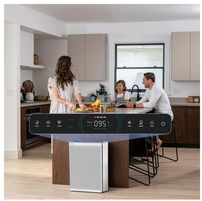 Очищувач повітря Levoit VeSync EverestAir Smart True HEPA LAP-E551S-AEUR (HEAPAPLVSEU0148Y)