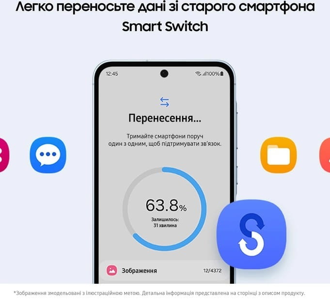 Смартфон Samsung Galaxy A55 SM-A556 8/256GB Dual Sim Black (SM-A556BZKCEUC)