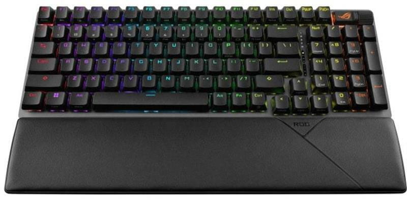 Клавіатура бездротова Asus ROG Strix Scope II 96 RGB NX Wireless Black (90MP037A-BKUA01)