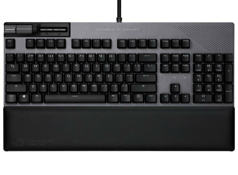 Клавиатура Asus ROG Strix Flare II Animate RGB 113key NX Red EN Black (90MP02E6-BKUA01)