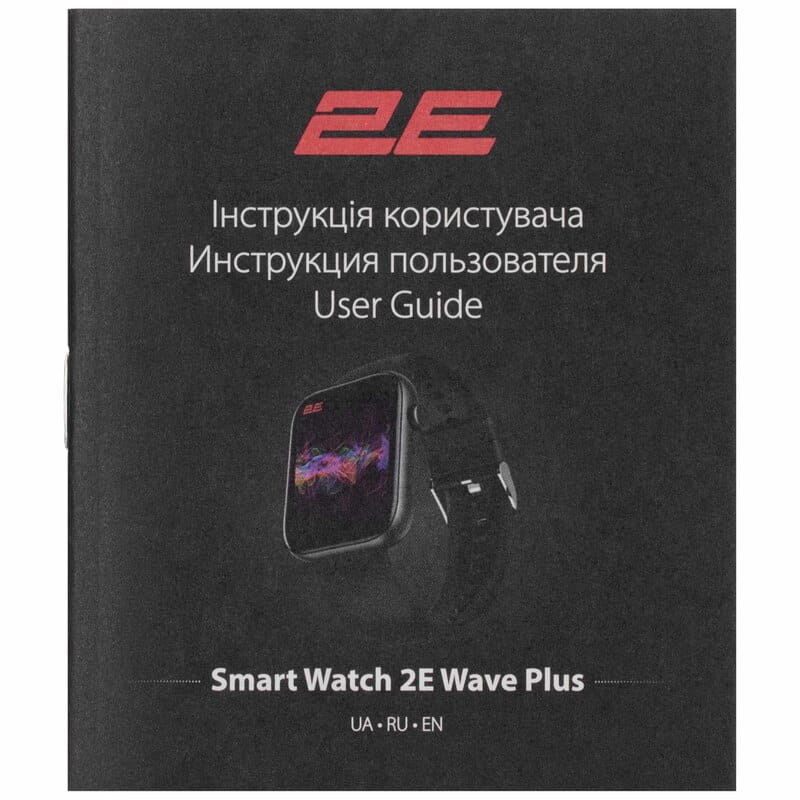 Смарт-годинник 2E Wave Plus 47 mm Black (2E-CWW12BK)